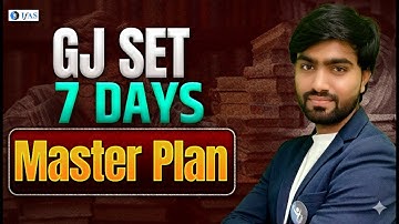 Gujarat SET Exam Preparation Strategy 2025 - Last 7 days Study Plan!