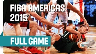 Canada v Mexico - 3rd Place - Full Game - 2015 Fiba Americas Championship