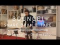 "bounce!" - Snare drum and tape by Anthony M. Di Bartolo