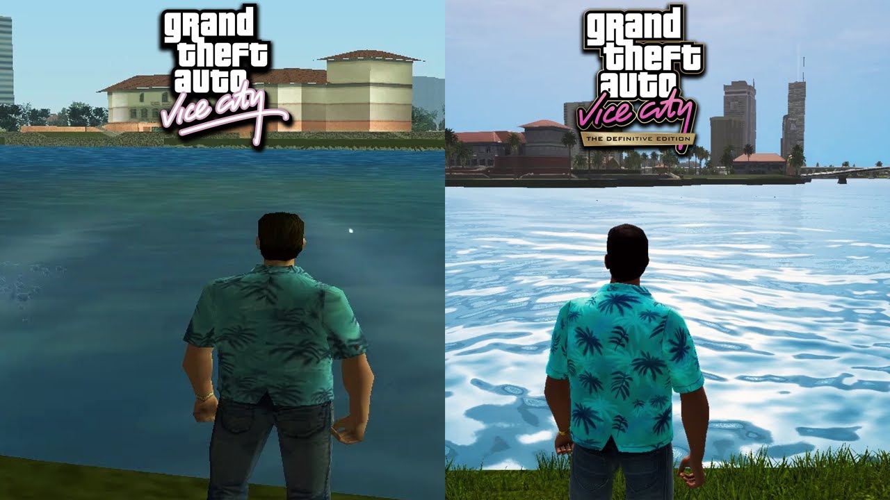 GTA Vice City Original vs Definitive Edition comparison.
