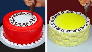 Most Satisfying Chocolate Cake Decorating | So Yummy Chocolate Cake Recipes | Perfect Cake Decorate