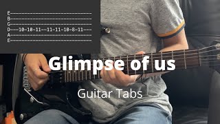 Glimpse of us by Joji | Guitar Tabs screenshot 5