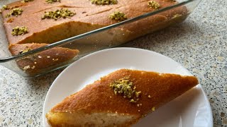 Turkish Revani Cake