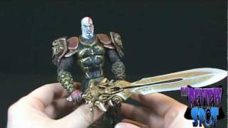 Toy Spot - Neca God of War II Kratos in Ares Armor - YouTube