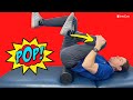 How to SELF POP Your Lower Back With a Foam Roller