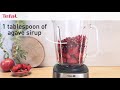 Tefal  perfect mix  blender  red smoothie recipe