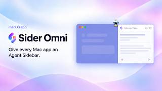 Sider Omni Sidebar | Berikan setiap aplikasi Mac sebuah Sidebar Agen screenshot 3