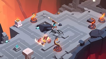 Lara Croft GO - The Cave Of Fire | Complete Walkthrough Guide Part 1 | DansTube.TV