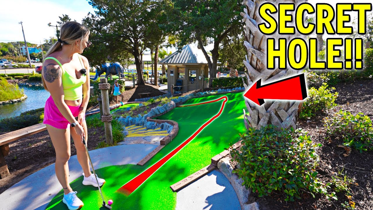 This Mini Golf Course Has a SECRET Hole in One!