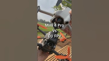 🔥Better FPV Camera? DJI Mini 4 Pro vs DJI FPV! 🚀#dji #drone #shorts