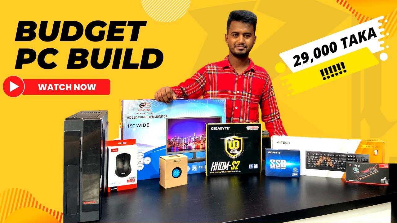 Budget PC Build With Micro Casing Under 30,000 TAKA । 30,000 টাকার নিচে