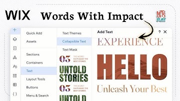 Hoe maak je een tekstmasker in Wix (Style Pop)