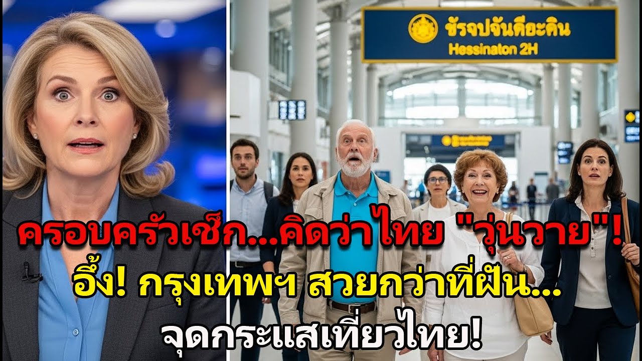 ครอบครัวยุโรปไม่เคยเชื่อ! กรุงเทพฯ เปลี่ยนใจทั้งทวีปด้วยวิดีโอเดียว! เกิดอะไรขึ้น?