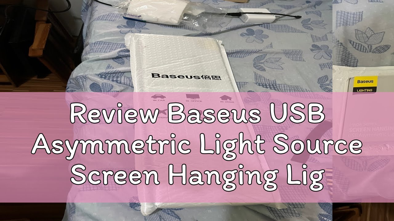Review Baseus USB Asymmetric Light Source Screen Hanging Light Pro ...