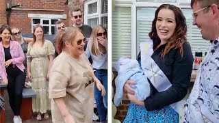 Surprising Family With Actual Baby At Baby Shower