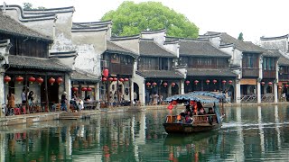 4K A Crowded Holiday Walking Tour In The 700-Year-Old Nanxun Ancient Water Town China