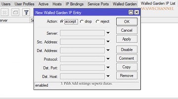 Cara Melalukan Konfigurasi Walled Garden