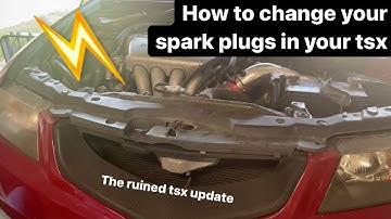 How to change your spark plugs in your TSX