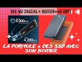 La formule 1 des disque dur ssd m2  boitier 40gbs