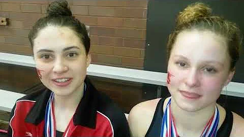 Columbus School for Girls seniors Maggie Wagenbren...