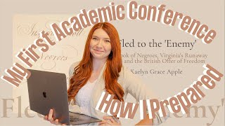 PRESENTING MY RESEARCH @AN ACADEMIC CONFERENCE *for the 1st Time*| How I Prepared | PhD Student Vlog