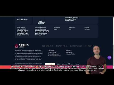 Spin Samurai Casino: Your Top Choice for English Language Online Gaming in Australia