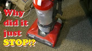Dirt Devil Bagless Upright Vacuum Overheats, Loses Suction & Stops  Let's FIX IT!