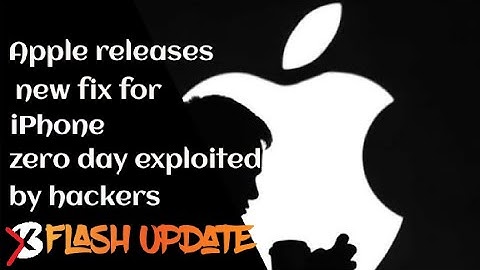 #Apple releases new fix for #iPhone zero day exploited by hackers #iphone #bug #hacker #tech #blacx