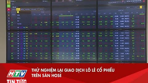 THỬ NGHIỆM LẠI GIAO DỊCH LÔ LẺ CỔ PHIẾU TRÊN SÀN HOSE| HTV TIN TỨC