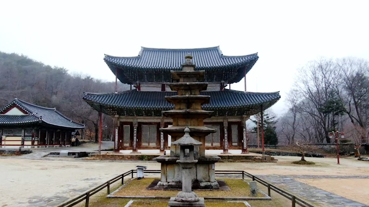 부여 무량사 Temple | 4k-UHD 고화질영상 | 사찰랜선여행 | 힐링영상여행 | 한국풍경 | 드론영상(Drone ...