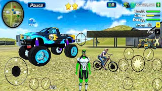 Rope Frog Ninja Hero Vegas Crime Simulator Driving American Truck In Vegas City - Android Gameplay screenshot 5