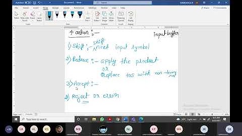 SHIFT REDUCE PARSING