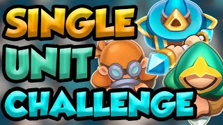 Single Unit Challenge - Archer, Bombadier, and Ice Mage!