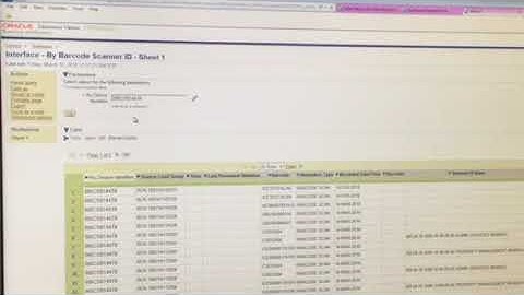 Interface Table Discoverer Report