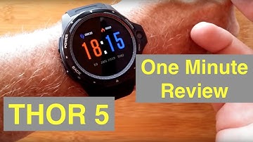 ZEBLAZE THOR 5 4G Android 7.1.1 Dual Processor Smartwatch: One Minute Review