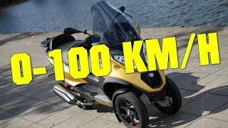 2019 Piaggio MP3 500 Sport Advanced 0-100 KMH 0-60 MPH