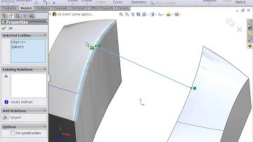 Applying a Face Tangent Constraint