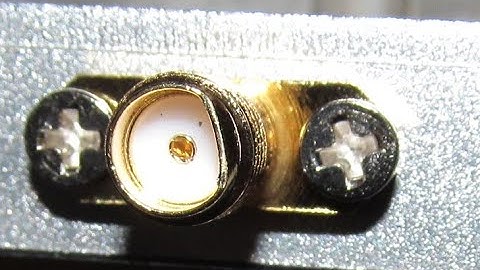 Proper SMA RF Connector Repairs