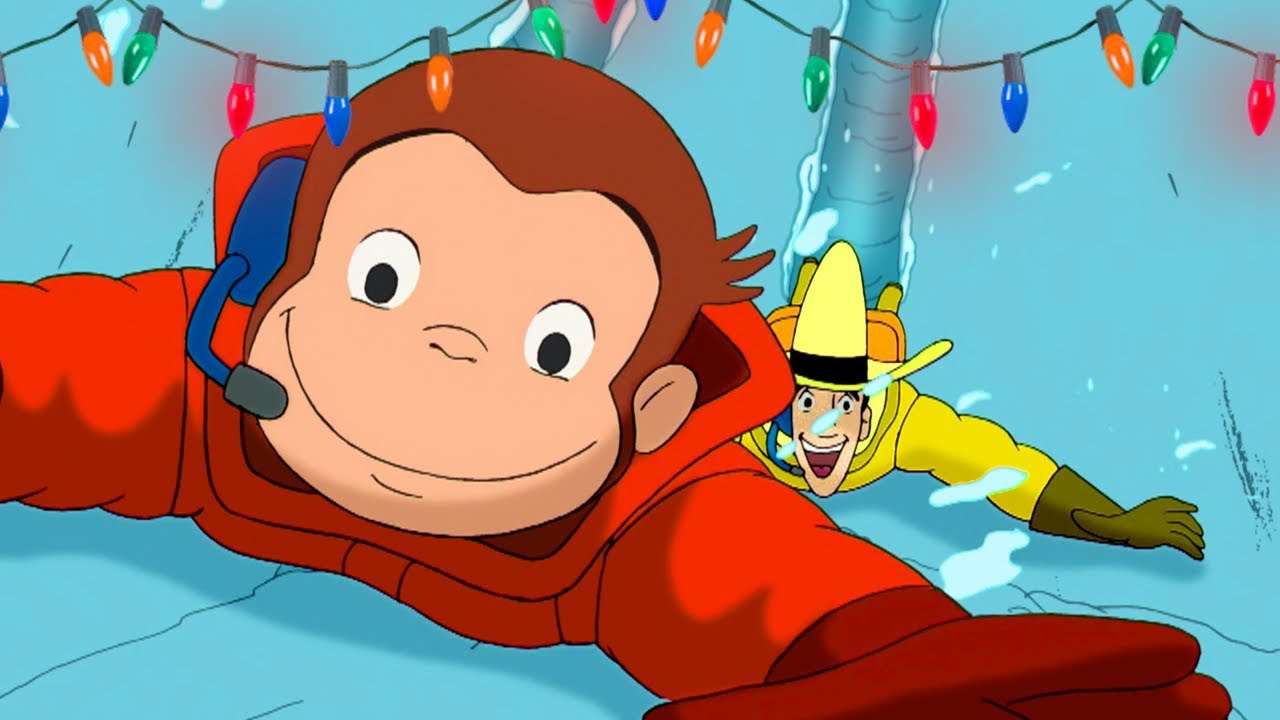 George O Curioso 🎄Especial de Natal! 🎁Estação de Gelo 🐵Jorge O Macaco  Curioso🐵 Desenhos Animadoss 