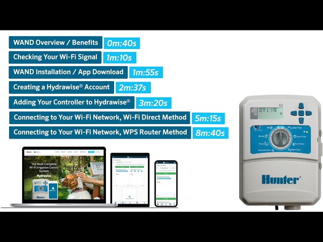 X2 Irrigation Controller: Connecting to Wi-Fi class=