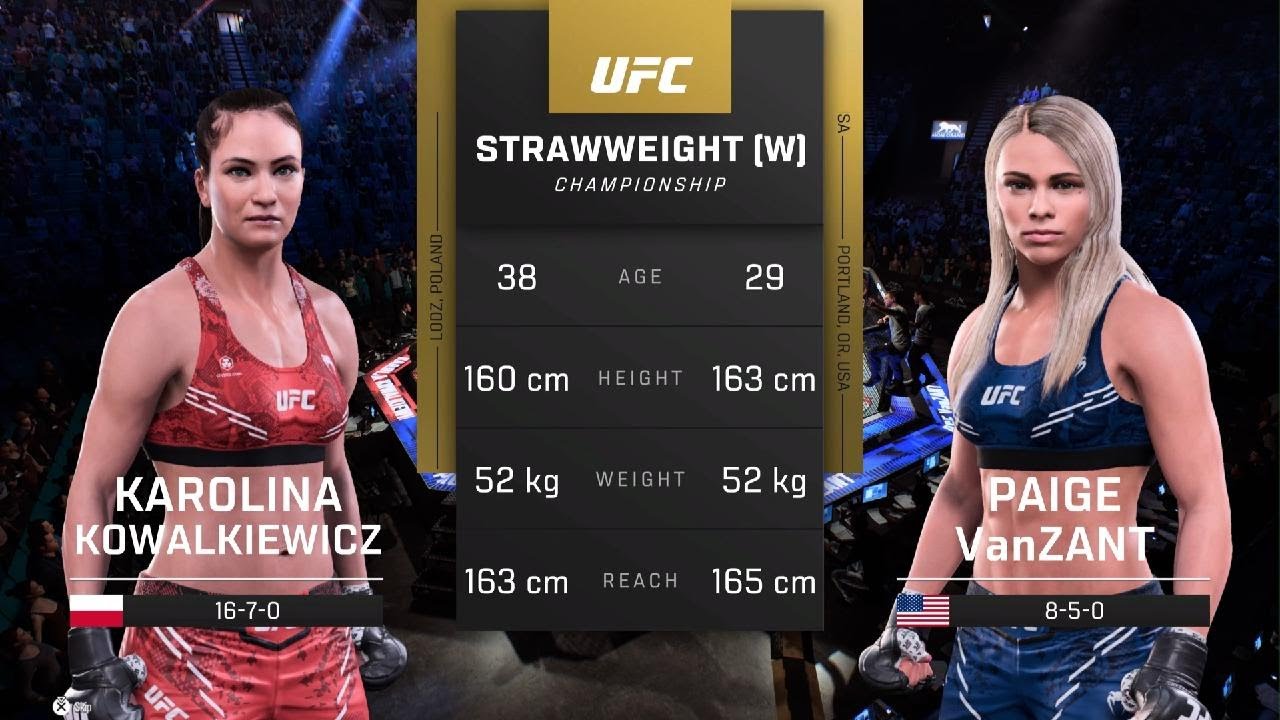 Explosive Clash Carolina Kowalkiewicz vs Paige VanZant Showdown at UFC
