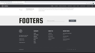 How to customize Footer. Haswell - Multipurpose One & Multi Page Template