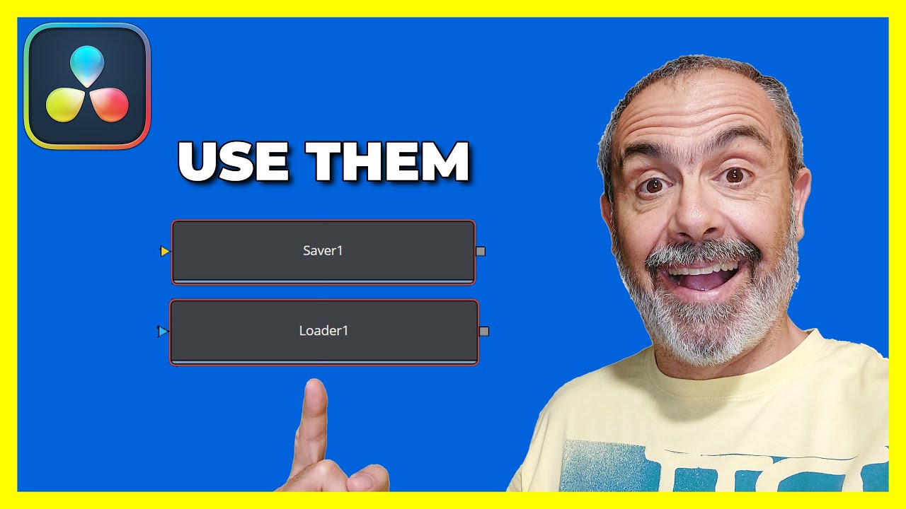Davinci Resolve Saver and Loader Nodes in Fusion - YouTube
