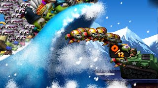 All Ninja Zombie & Quarterbacks & Tsunami fighting with army tanks - Zombie tsunami max Level 197 screenshot 3