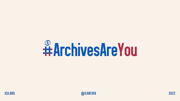 #ArchivesAreYou - David Fricker (Full version)