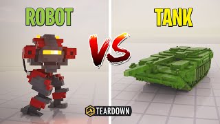 ROBOT vs TANK | Teardown