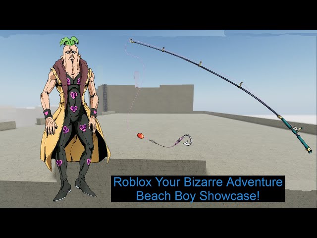 Roblox Your Bizarre Adventure Beach Boy Showcase! 