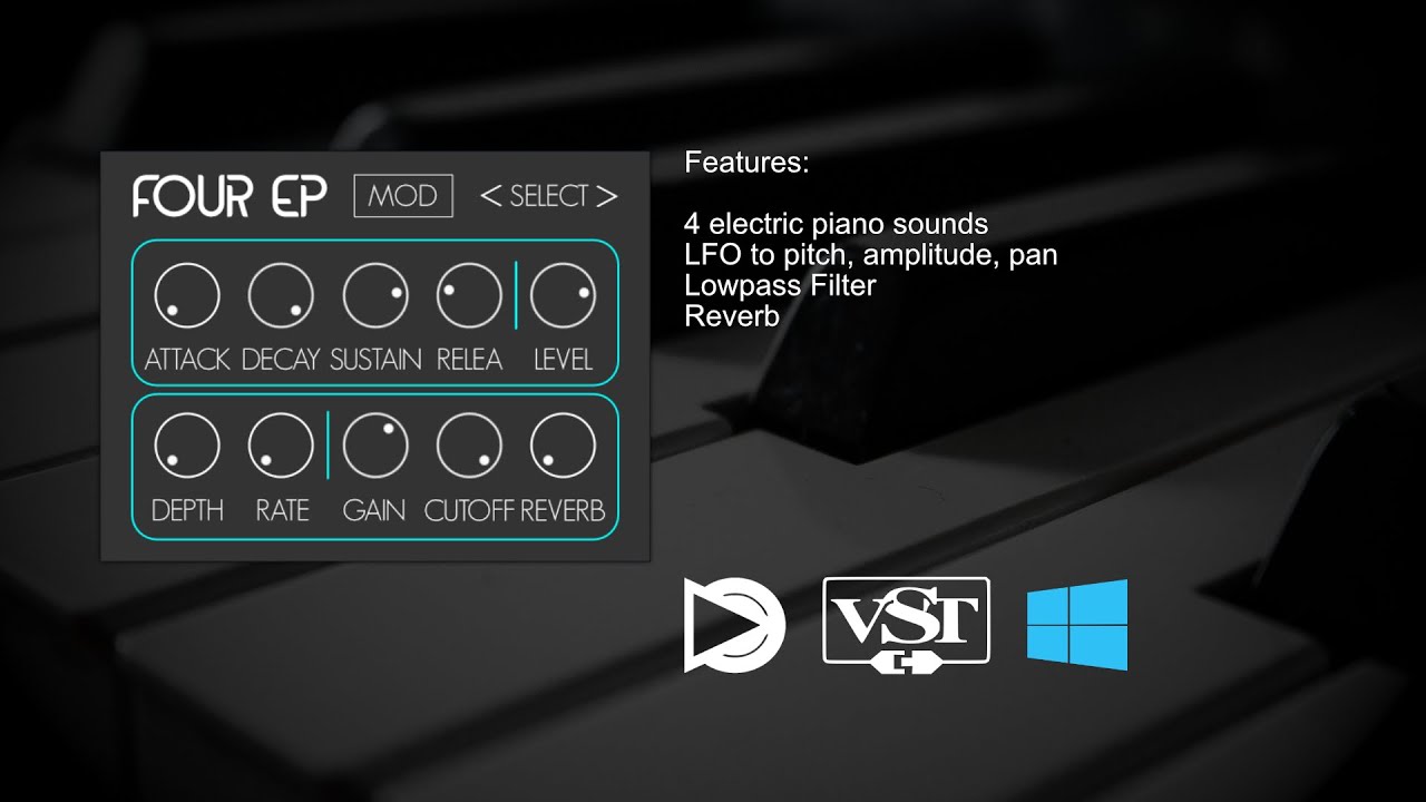 Four Ep Free 64 Bit Vst Plugin Instrument For Windows Youtube Four Ep Free 64 Bit Vst Plugin Instrument For Windows Youtube