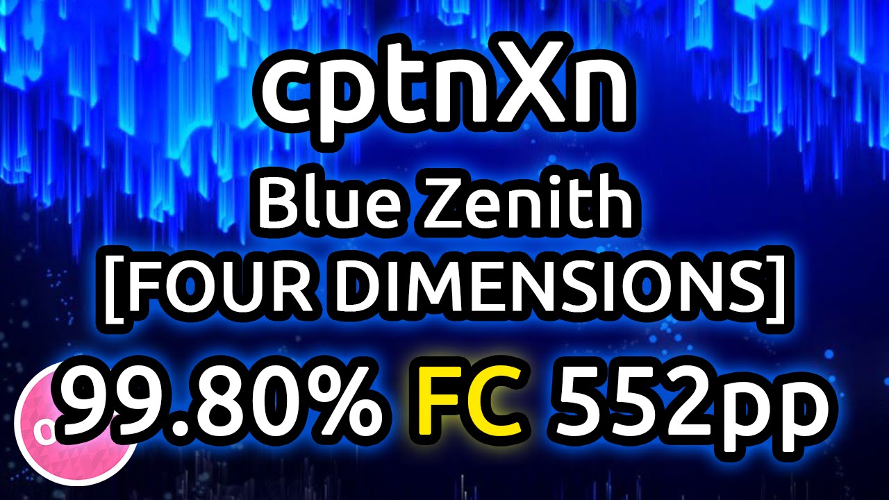 cptnXn xi Blue Zenith [FOUR DIMENSIONS] 99.80 FC 552pp Replay