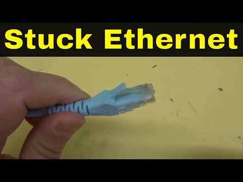 Video: Jak vytahujete ethernetový kabel?